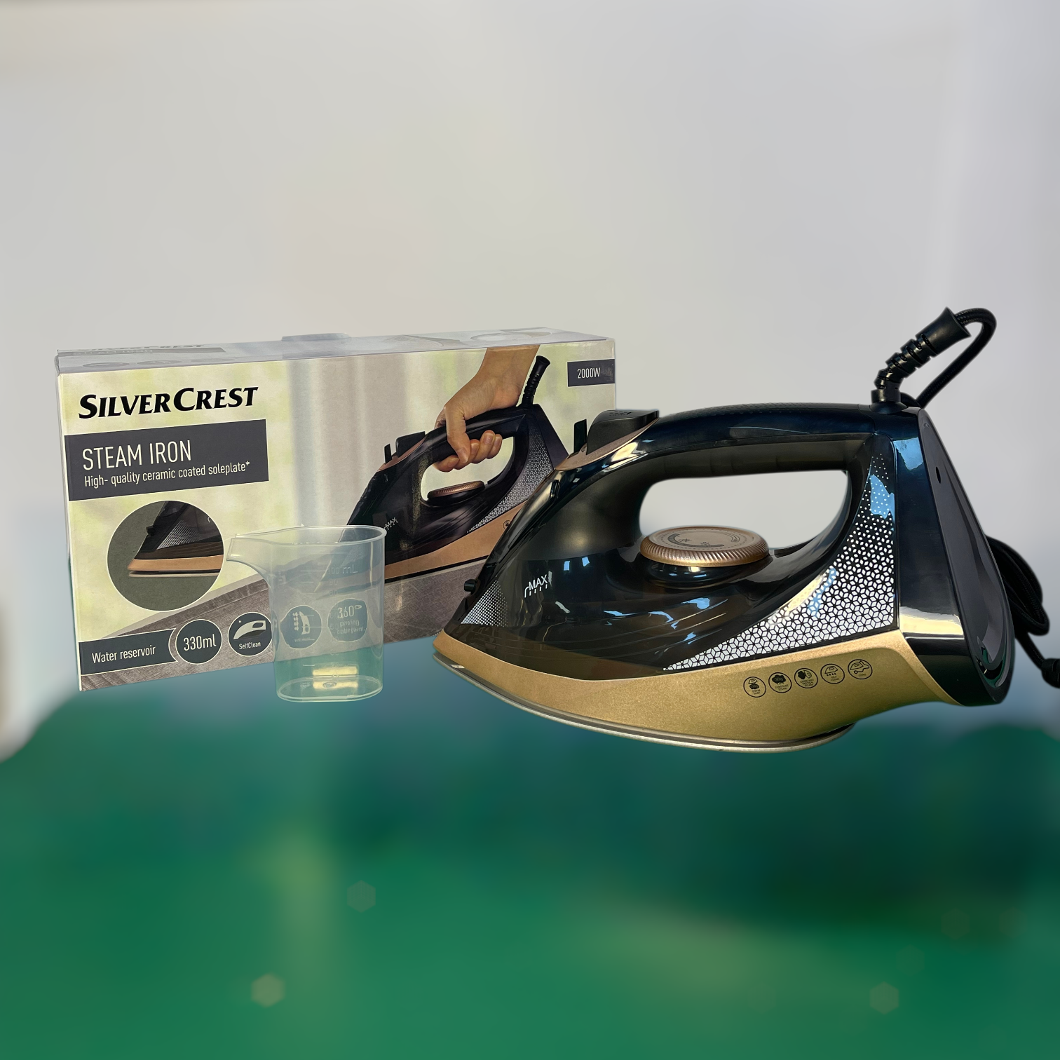 Silver Crest steam iron ( High Quality ceramic coated soleplate )